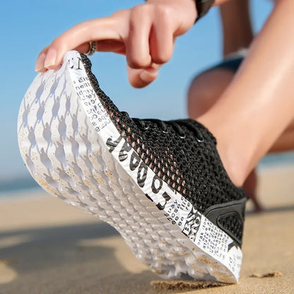 Men Aqua Shoes Summer Breathable Trekking Wading Beach Shoes Quick Drying Outdoor Fishing Wading Shoes Male Water Sneakers Light