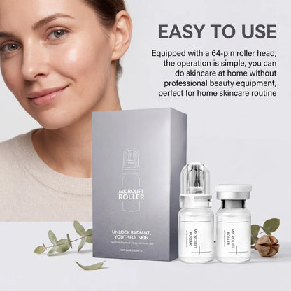 0.25MM Radiant Flawless Skin Micro Infusion Serum Kit Deeper Absorption Collagen Boost Brightening At Home Skincare
