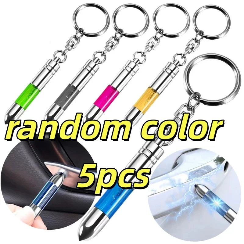 Static Rod Electrostatic Discharger Portable Anti-Static Keychain Winter Dry Climate Static Antistatic Car Supplies