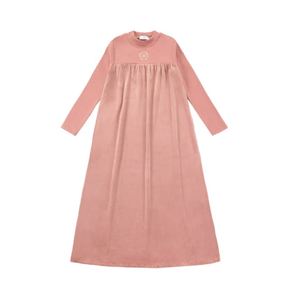 AP AW26 Friday Night Collection Boy Girl Velour With Jersey Fabric Family Matching Clothing Maxi Dress Set Clothes