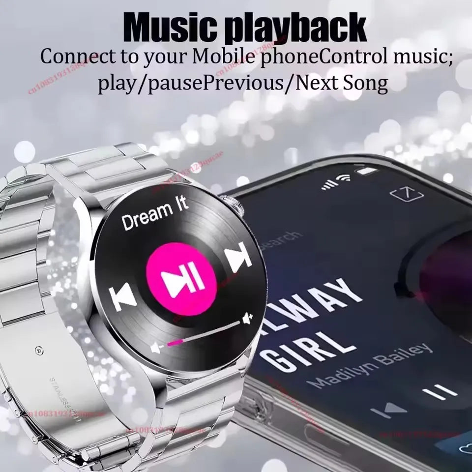 2026 New Smart Watch Men Women AMOLED HD Screen GPS Motion Trajectory Heart Rate Bluetooth Calls SmartWatch Waterproof Pk HT30