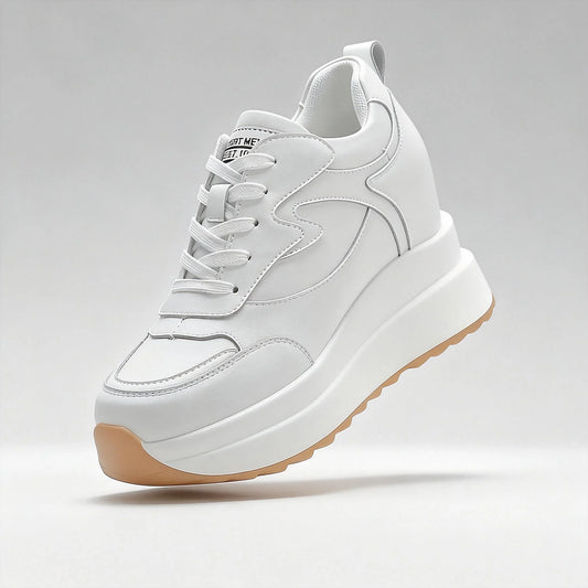 Women's Lace-Up Platform Sneakers in Style Options