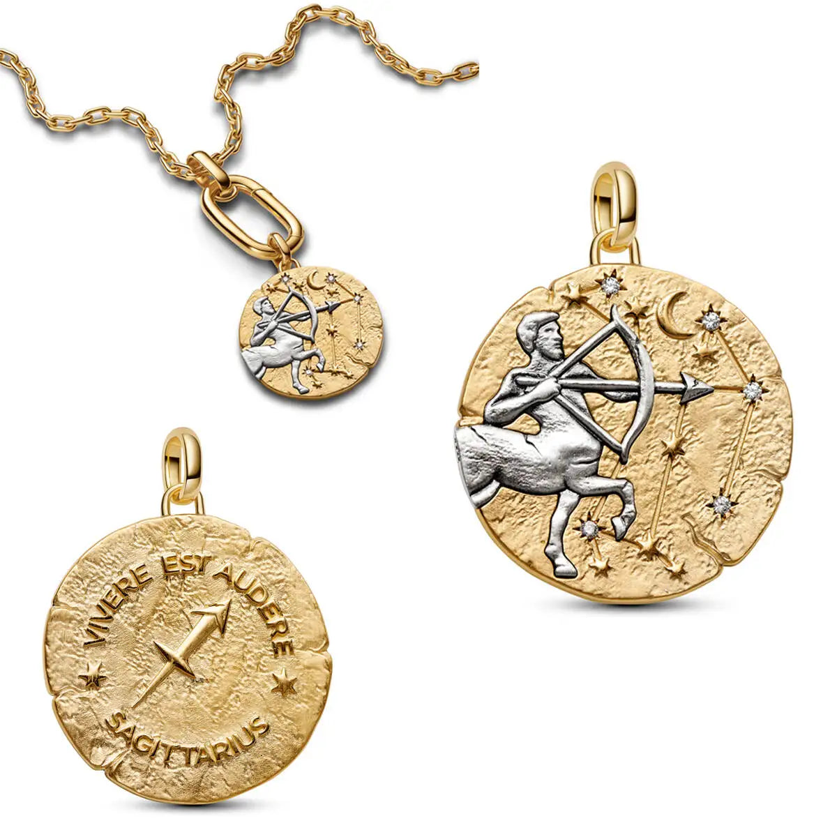 New Original 925 Sterling Silver The Twelve Zodiac Signs Cat Flower Earrings Pendant Necklace For Women Jewelry Birthday Gift