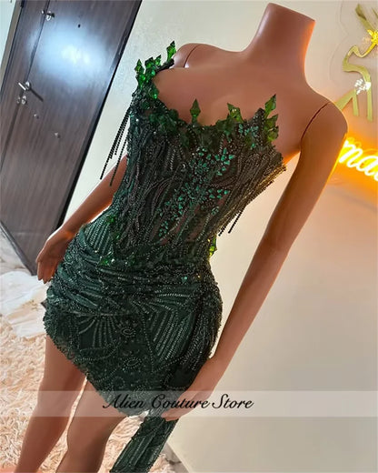 Women's Embellished Sleeveless Mini Dress