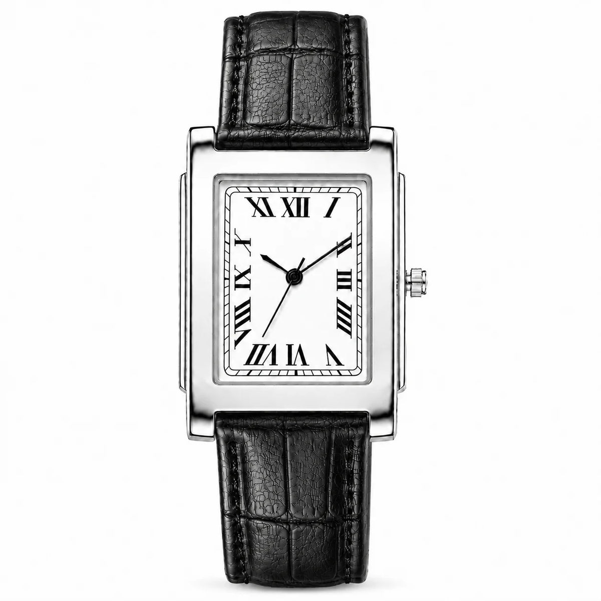 Retro Square Women Wristwatch Classic Roman Dial Leather Strap Business Watches for Woman Fashion Elegant Ladies Watch Gift