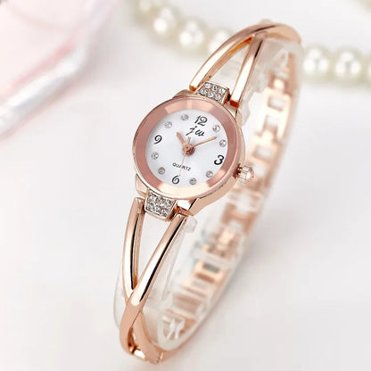 New Fashionable Women Bracelet Watch Woman Watches Small Dial Quartz Popular Leisure Watch-Bracelet Time Woman Elegant Watches
