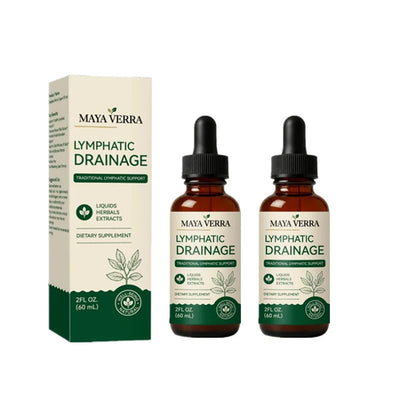 Maya Verra Plant-Based  Lymphatic Drainage Liquid Drops 59ml - Traditional Herbal Supplement for Fluid Balance & Natural Detox