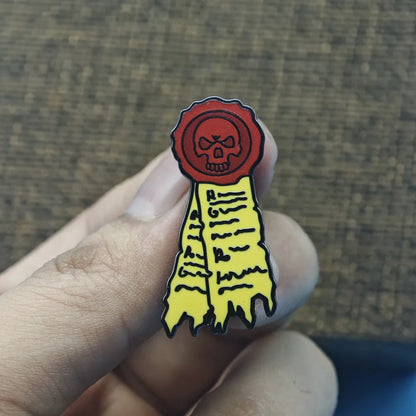 Blood Angels Brooch Sanguinius Enamel Pin Skull Pure imprint Metal Brooch Badge Backpack Accessory