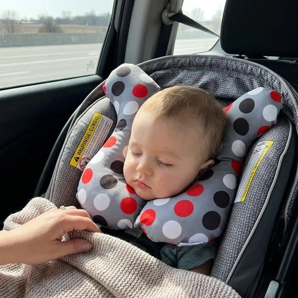 Protective Travel Car Seat Head And Neck Pillow Soft Neck Support Pillow Children U Shape Headrest Head Protection Cushion