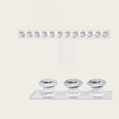 Wall Mounted Acrylic Necklace Hanger Jewelry Holder Organizer For Necklaces Bracelets Chains Storage Display