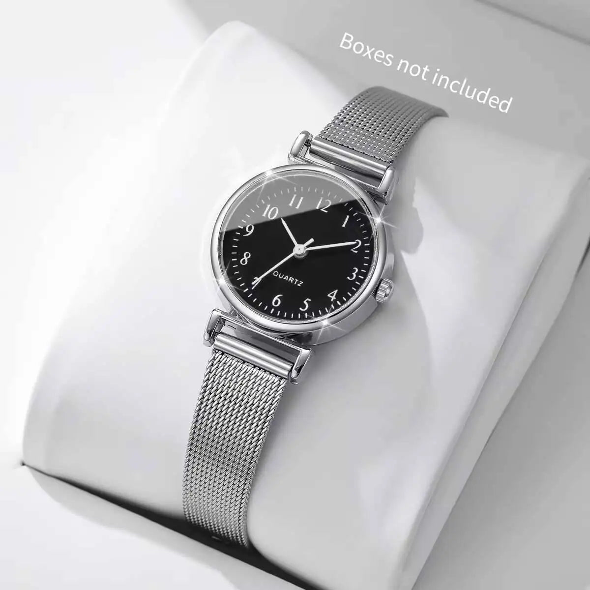 1/2PCS Fashion Women Watches Simple Mesh Band Ladies Quartz Watch Reloj Mujer（Without Box）