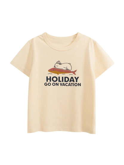 2-8T Toddler Kid Baby Boys Girls Clothes Summer Cotton T Shirt Short Sleeve Graffiti Print tshirt Children Top Infant Outfit