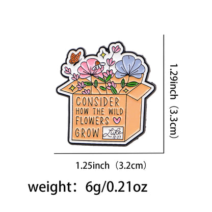 Funny Quotations plz use it Enamel Pin Flower Badges Lapel Pins for Clothes Backpacks Raccon Brooch Jewelry Gifts for Friends