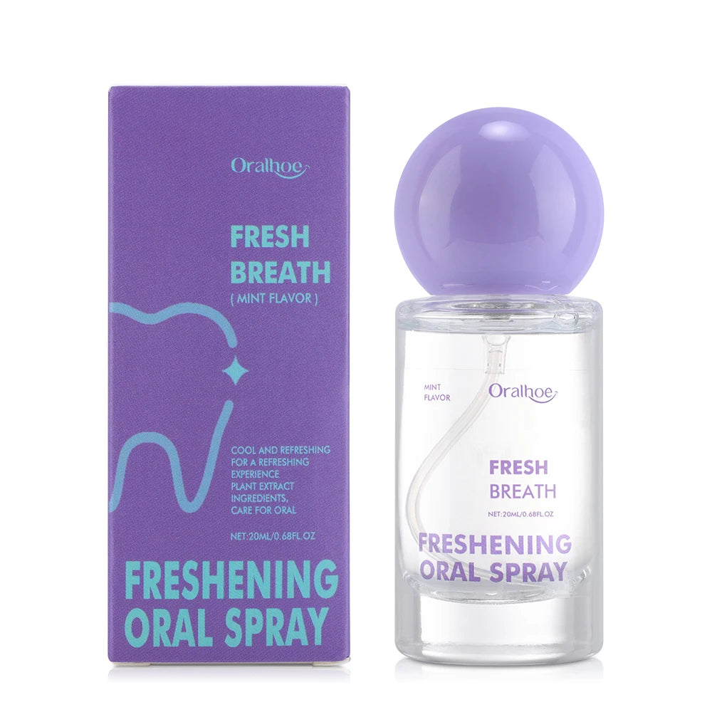 Mint Oral Spray for Long-Lasting Freshness Travel-Sized Oral Breath Spray Mouth Spray Freshener Oral Care Probiotic Freshener