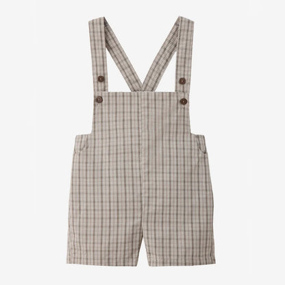 Clearance sale AS SS26 Heritage collection brown Checked smocking  girls dress knitting boys sister brother family match clothes
