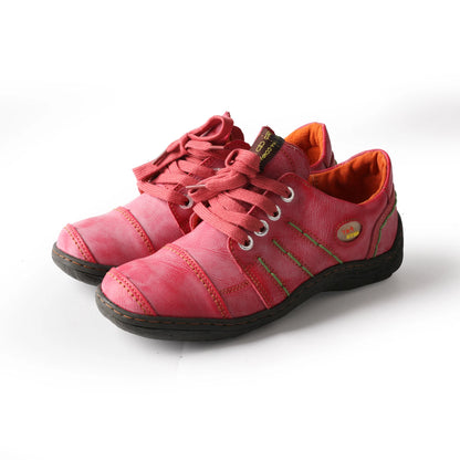 Women's Stitched Lace-Up Casual Shoes