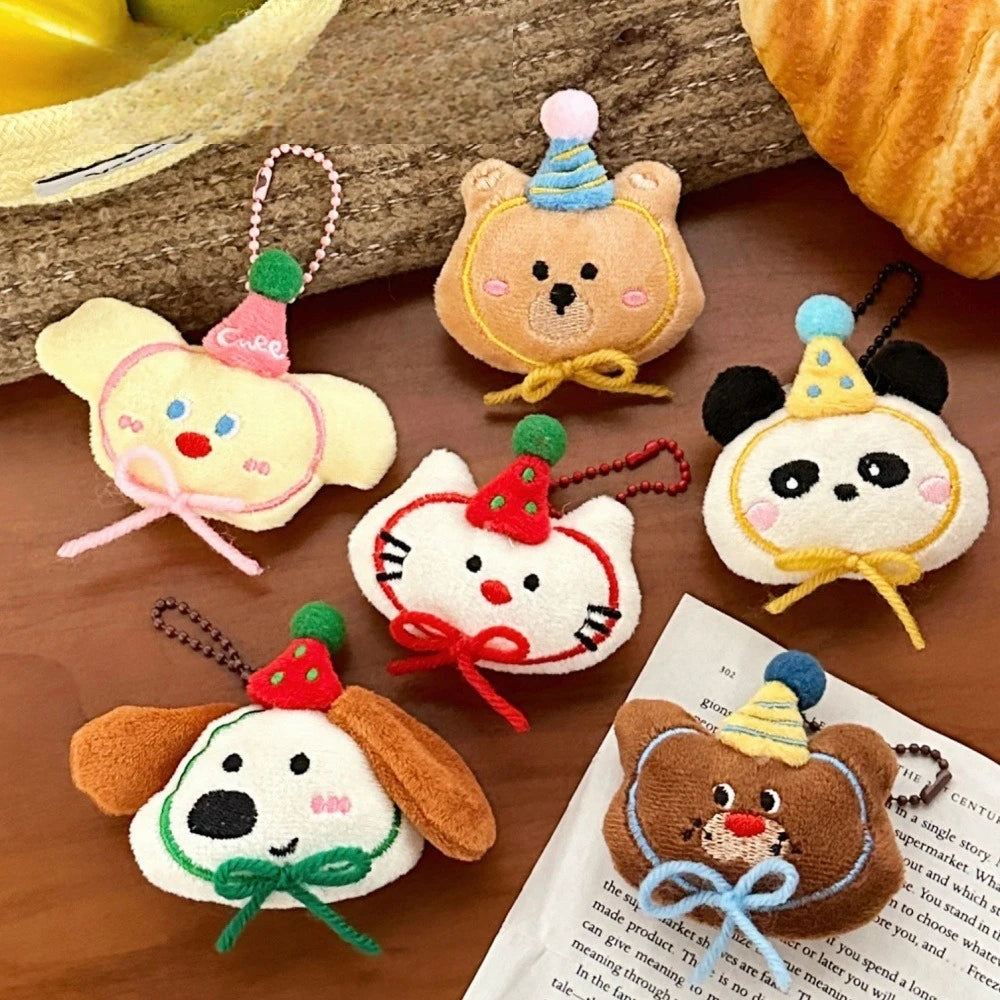 3/4/6 Pcs Cute Little Animal Doll Pendant, Versatile Toy Accessory, Keychain Pendant