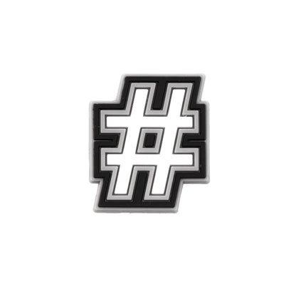 1 PCS Letter Charms for Clog Sandals Shoe Decoration 0-9# Number Alphabet ABC-Z Characters DIY Shoes Pins for Boy Girl Men Women