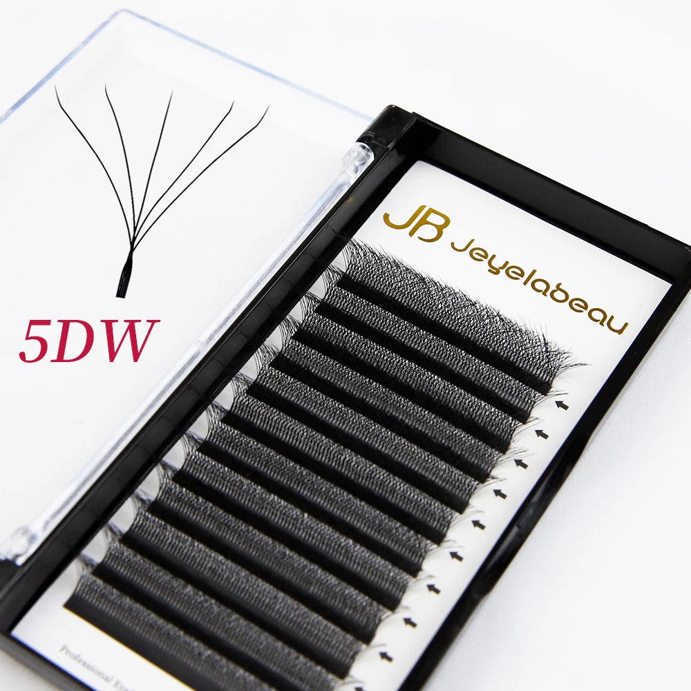 JB Jeyelabeau W Shape Eyelashes Extensions YY Shaped Eyelash Extension 3D 4D 5D 6D 8D Premade Fans Auto Flowering Russian Lashes