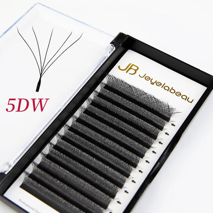 JB Jeyelabeau W Shape Eyelashes Extensions YY Shaped Eyelash Extension 3D 4D 5D 6D 8D Premade Fans Auto Flowering Russian Lashes