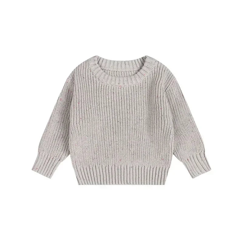 Autumn Baby 0-6Y Boys Girls Knit Sweater Clothes Toddler Infant Kids Knitwear Cotton Soft Winter Long Sleeve Baby Pullover Tops