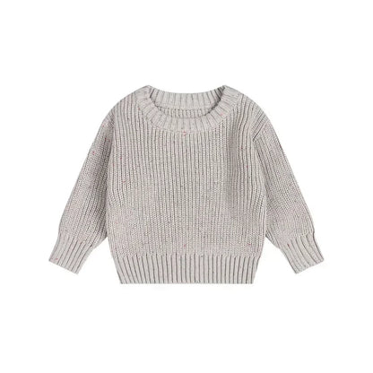 Autumn Baby 0-6Y Boys Girls Knit Sweater Clothes Toddler Infant Kids Knitwear Cotton Soft Winter Long Sleeve Baby Pullover Tops