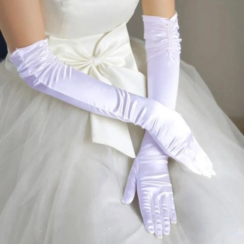 Wholesale Bridal Gloves Beaded With Finger Bride Gloves Guantes Wedding Accessories 2026