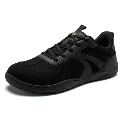 HOBIBEAR Wide Toe Barefoot Shoes Mens Womens Zero Drop Minimalist Sneakers Retro Outdoor Walking Shoes