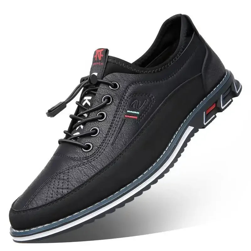 Fashion Black Dress Shoes Mens Business Leather Oxford Social Luxury Shoes Prom Casual Footwear big size 48 49 50 51 52 53