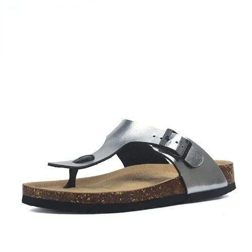 Fashion Women Slippers Flip Flops Summer Beach Cork Shoes Slides Girls Flats Sandals Casual Slippers Shoes Plus Size 35-45