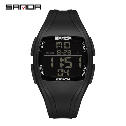 SANDA Sport Watch for Woman Waterproof Luminous Date Ladies Electronic Watches Digital Display Women's Wrisywatches Female Reloj