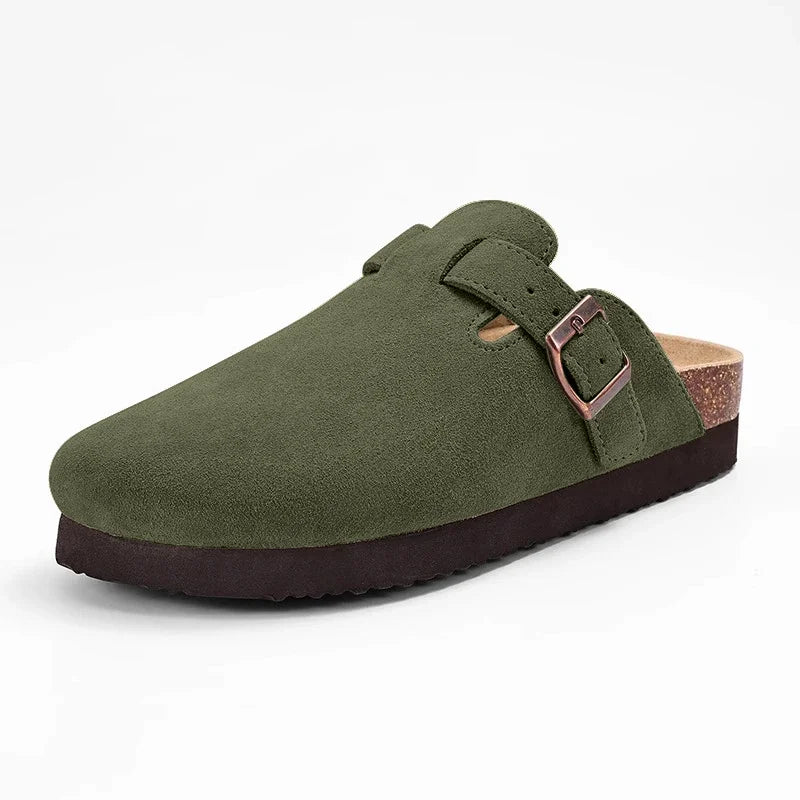 Buckle-Detail Clogs & Slides in Style Options