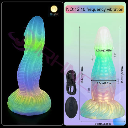 Vibrator Anal Dildos for Women Masturbator Consolador Silicone 10 Frequency Vibrador Anal Plug 18+ G Spot Clitoral Stimulator