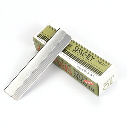 100 Pcs Eyebrow Trimmer Razor Blade Carbon Steel Microblading Eyebrow Knife For Permanent Makeup Brow Tattoo Beauty Tool