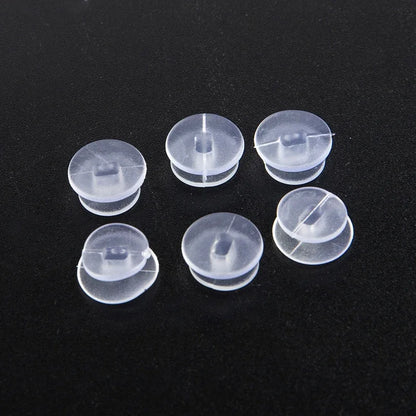25Pcs Transparent Buttons Accessories For DIY Sandal Shoe Charms Decor