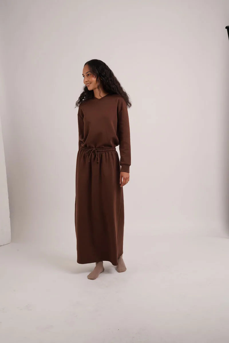 AS AW26 woman oversize sportswear + Skirt set  casual woman clothes