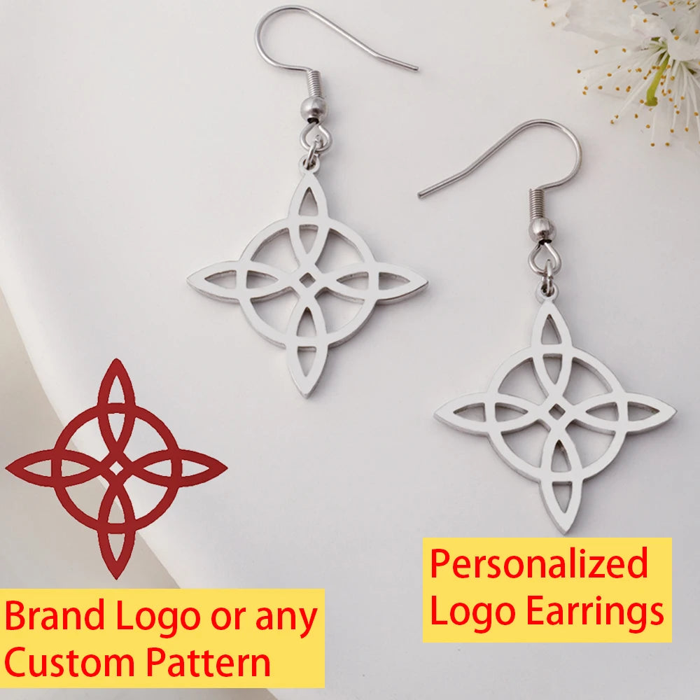 Design Customized Personalized Earrings, Stainless Steel Accessories,  Jewelry, And Home Gifts Using Images/Logos/Company Logos