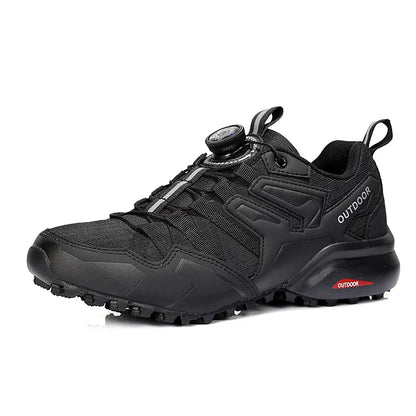 Men's Casual Sports Shoes Size 40-47 Rotating Lace-Up Men's Shoes Outdoor Non-Slip Breathable Comfortable Men's Sports Shoes