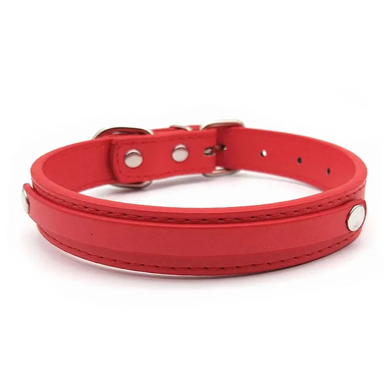 Sexy Pink Leather Collar Letters Daddy PRINCESS Choker Necklace Cute Adult DDLG Cosplay Personalized Custom Jewelry