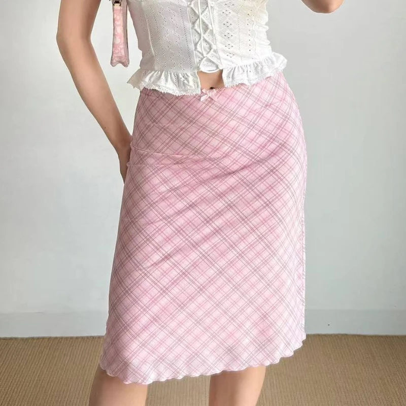 Women's Patterned Flared Skirt in Style Options