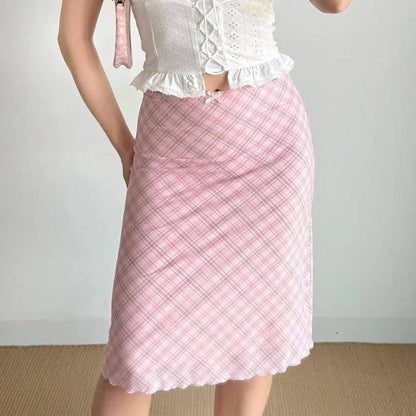 Women's Patterned Flared Skirt in Style Options