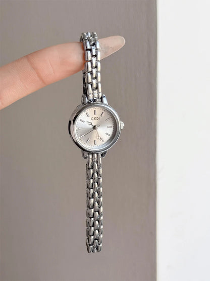 Fashionable Minimalist Thin Strap Women's Watches Water-Resistant Quartz Wristwatch Student Bracelet Watch Dress Pairing