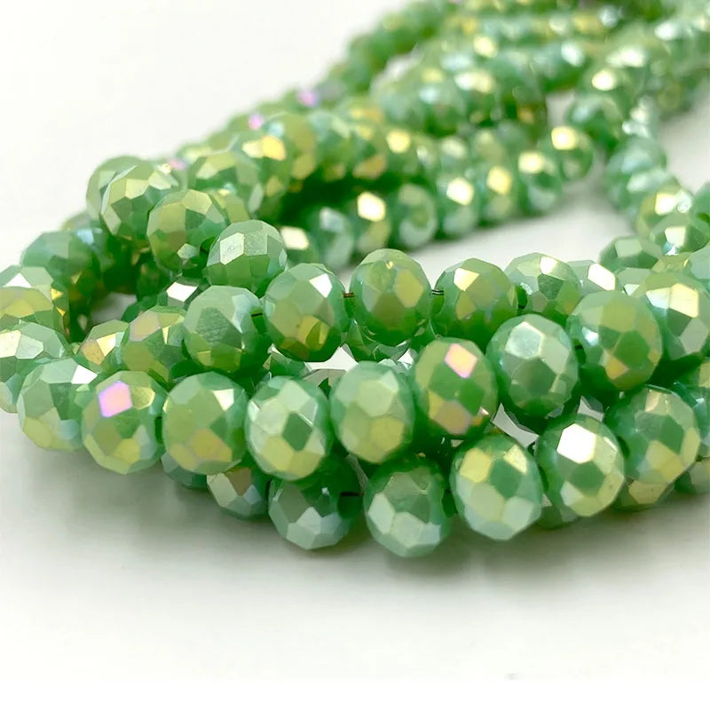 Colorful 2/3/4/6/8/10mm Austria Faceted Crystal Glass Beads For Jewelry Making DIY Accessories