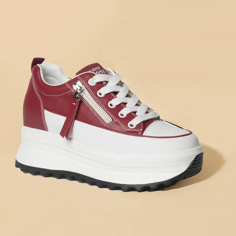 Women's Lace-Up Platform Sneakers in Style Options