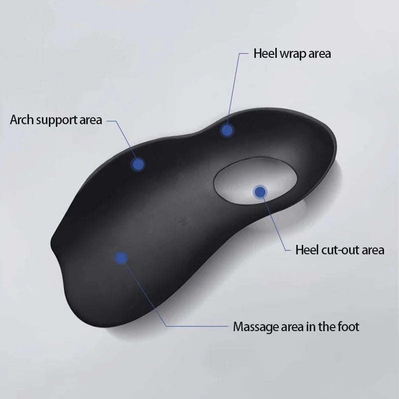1 Pair Orthopedic Insoles Arch Collapse Flat Foot Orthopedic Insoles Insert Arch Support Insoles Foot Care Insoles Unisex
