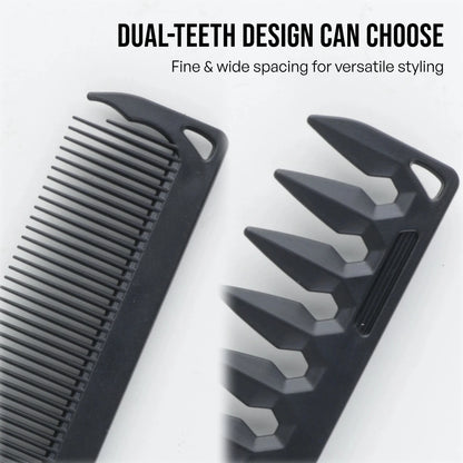 1Pcs Professional 360° Rotating Barber Cutting Comb Double Sided Folding Comb Portable Fade Brush Men Hair Grooming Styling