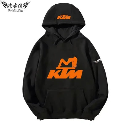 KTM Tout-terrain Pour Motos Lourdes Veste Pour Passionnés De Moto Sweat À Capuche Pour Hommes