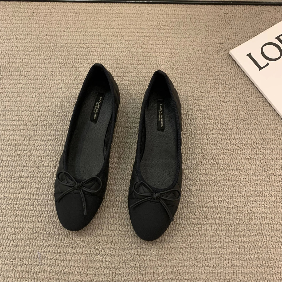 Bailamos Women Brand Ballet Shoes Fashion Bow In Autumn 2022Pregnant Women's Flats Casual Women's Dress Shoes Mujer