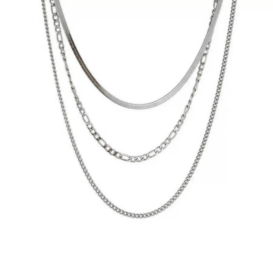 Stainless Steel Envelope Pendant Necklace Metal Waterproof Jewelry For Women