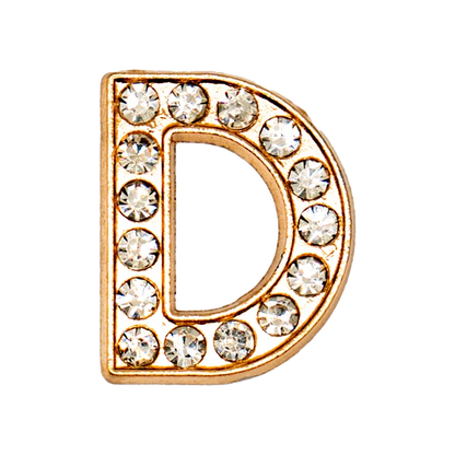 1pcs Metal Gold Luxury Letters Shoe Charms for Clog Alphabet Shoes Decorations Pins for Women Girl Sandal DIY Party Favor Gifts